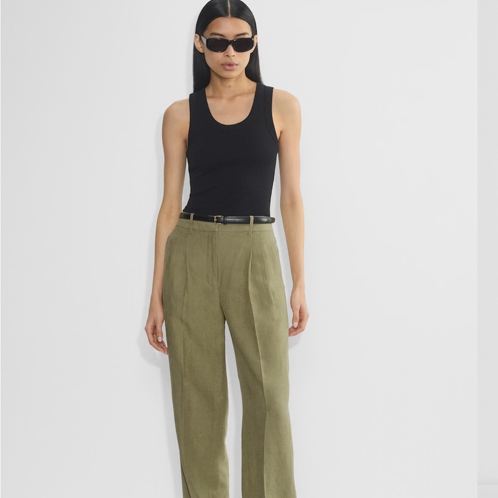 Aritzia Sage Green Women's Trousers